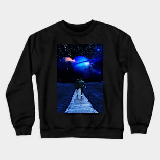 Walking To The Unknown Crewneck Sweatshirt